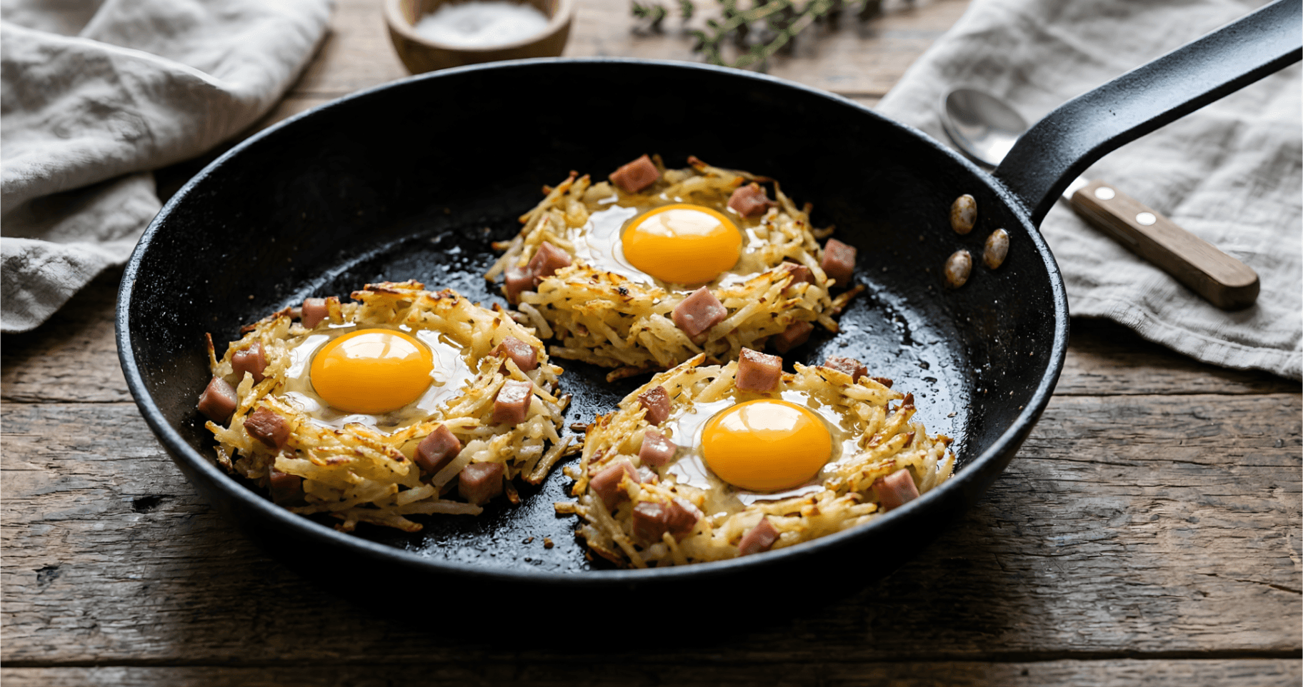 DESAYUNO DE SARTÉN CON HUEVOS Y EMBUTIDOS