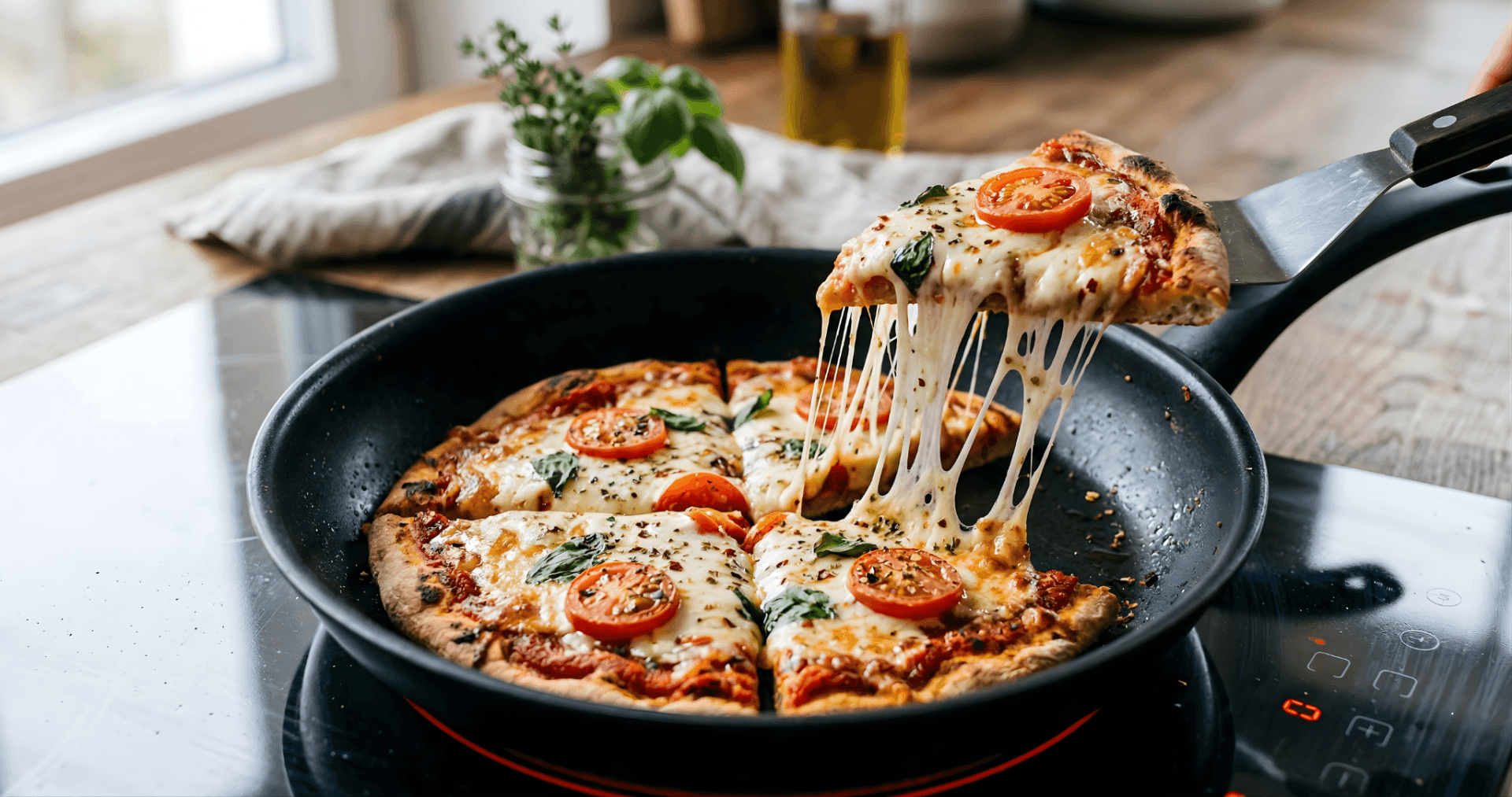 PIZZA RÁPIDA DE SARTÉN